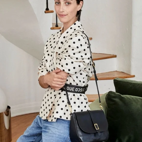 Clare V Black Louie Purse